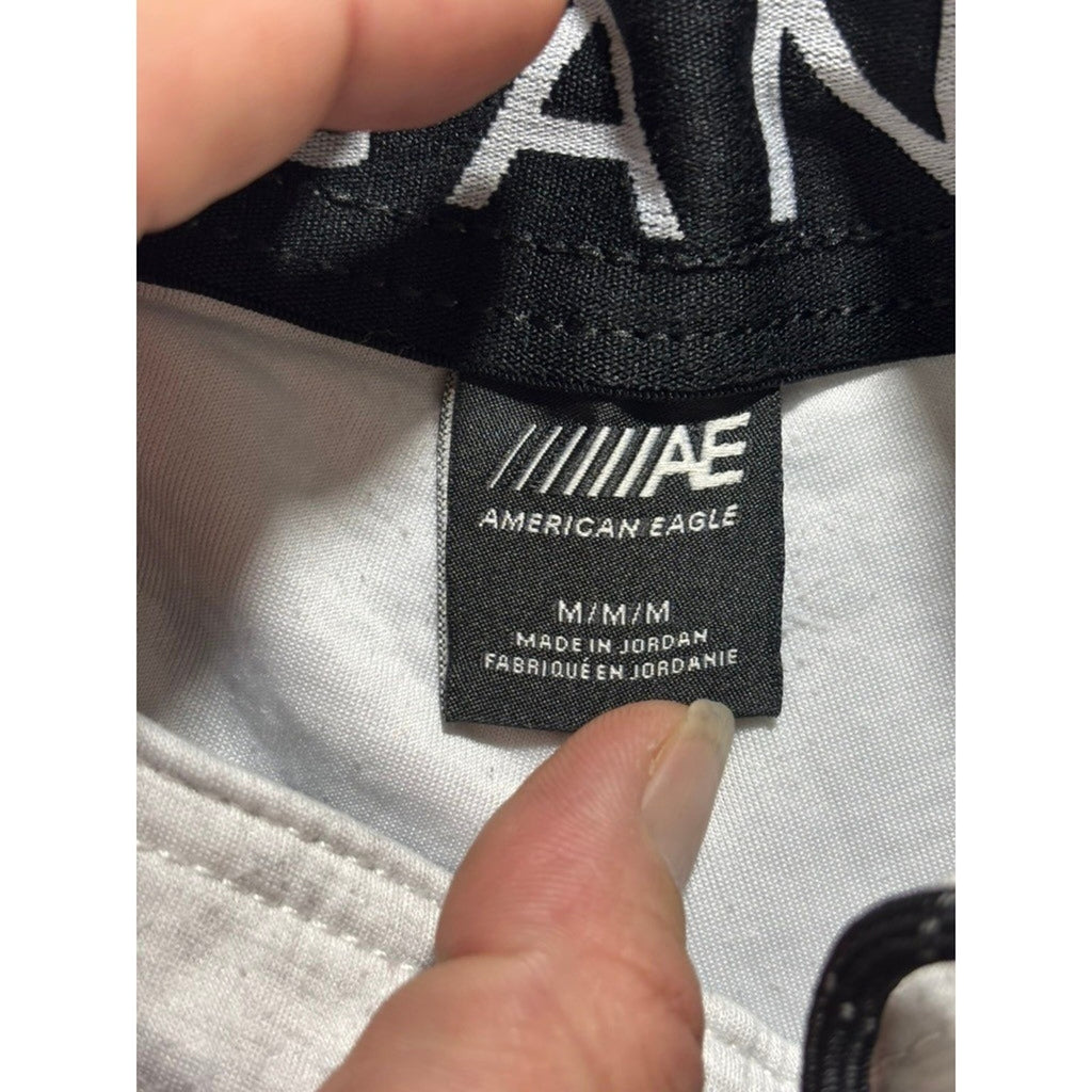 American Eagle M Gray Jogger Sweatpants Athleisure Casual Womens
