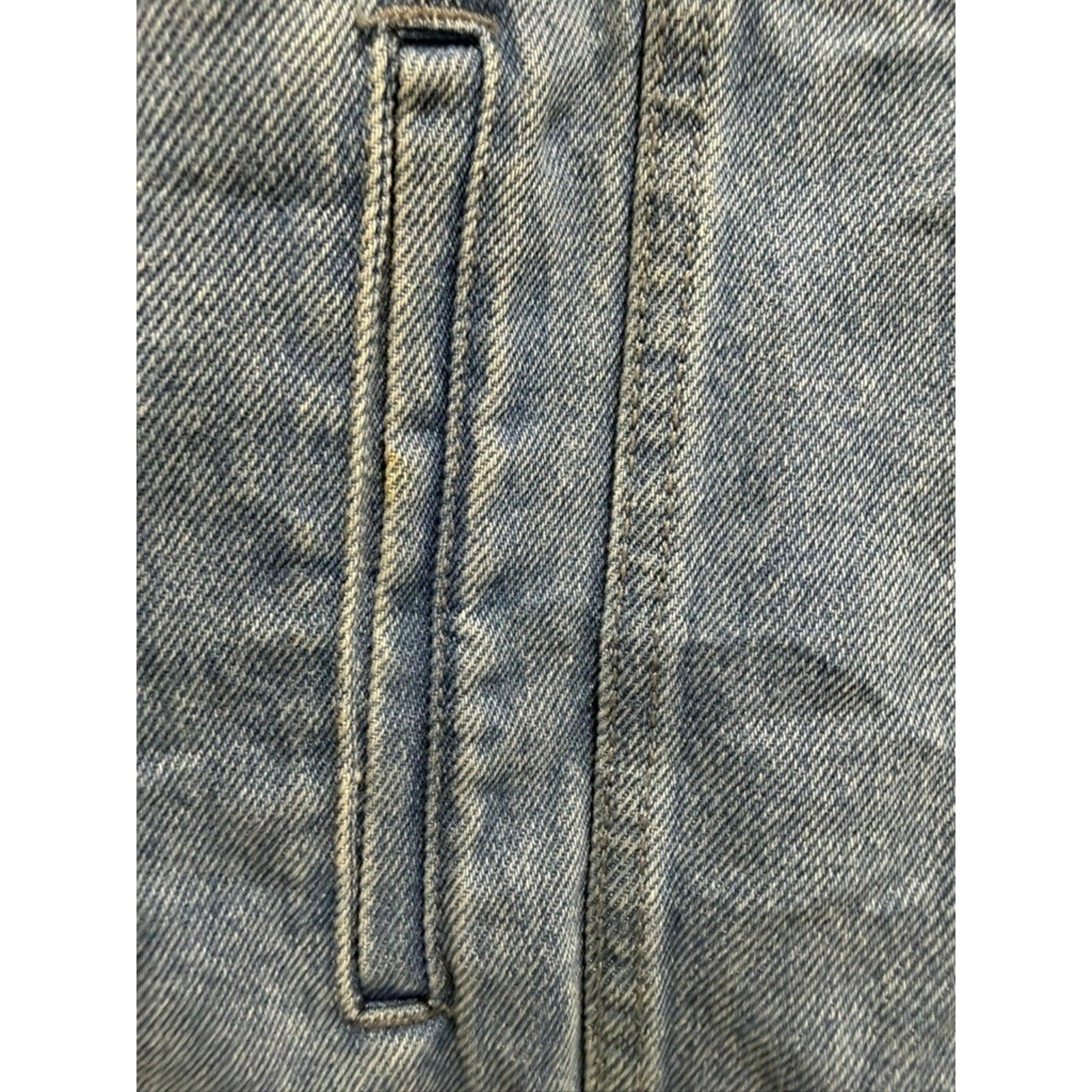 Vintage Pepsi Denim Trucker Jacket Light Wash 90s Promo Adult Large Cotton Blue