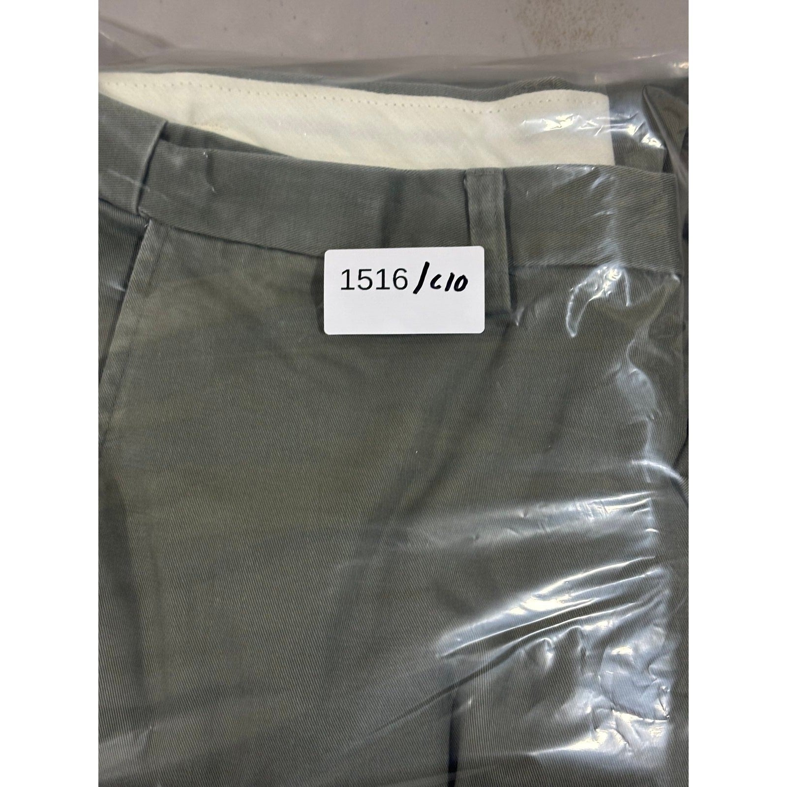 Haggar Black Label 36x32 Olive Green Chino Pants Mens Casual Preppy Vintage