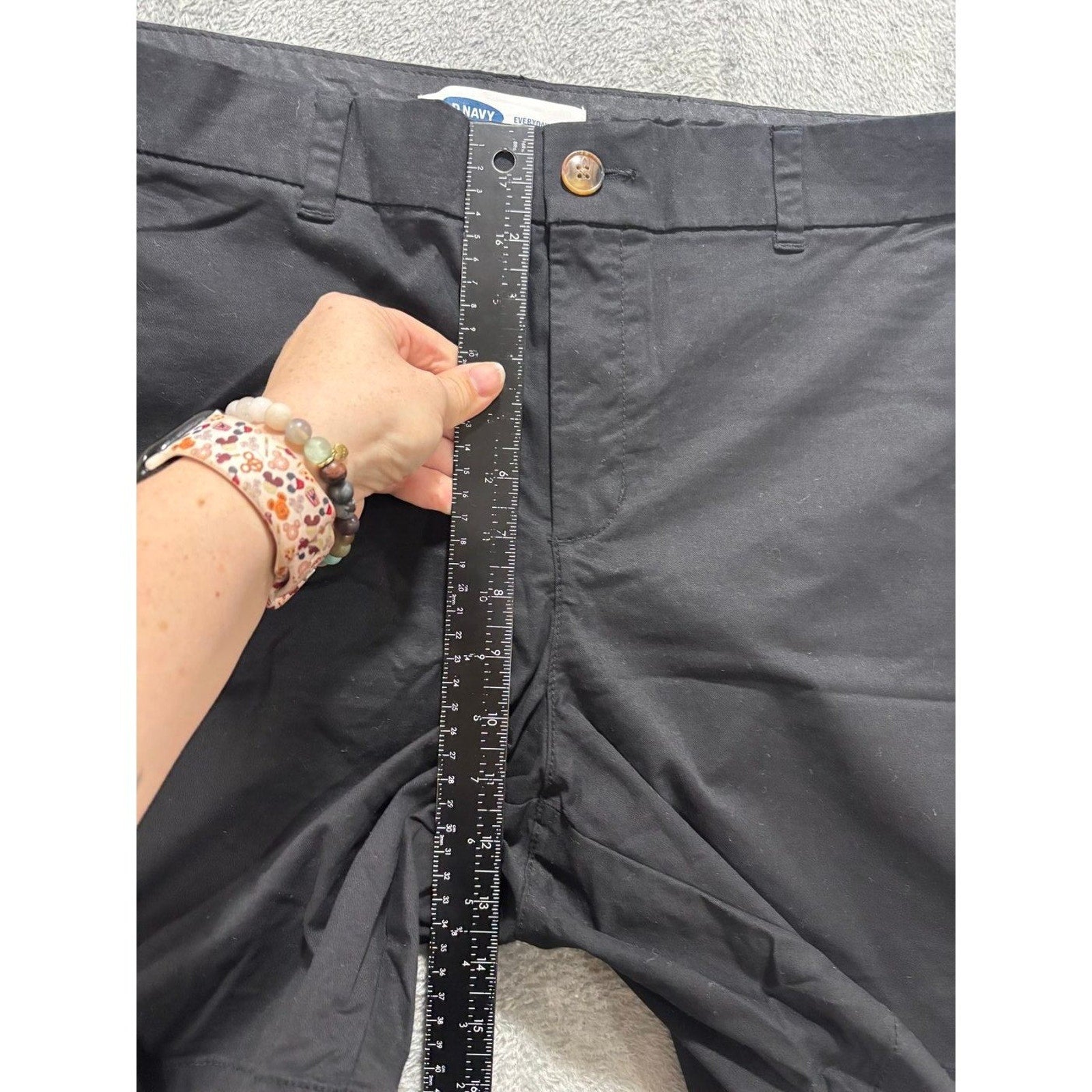 Old Navy 16 Black Womens Chino Shorts Casual Classic Summer