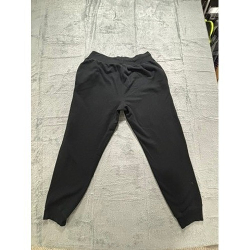 Champion Womens L Black Joggers Sweatpants Athleisure Casual Fleece Cozy Sporty
