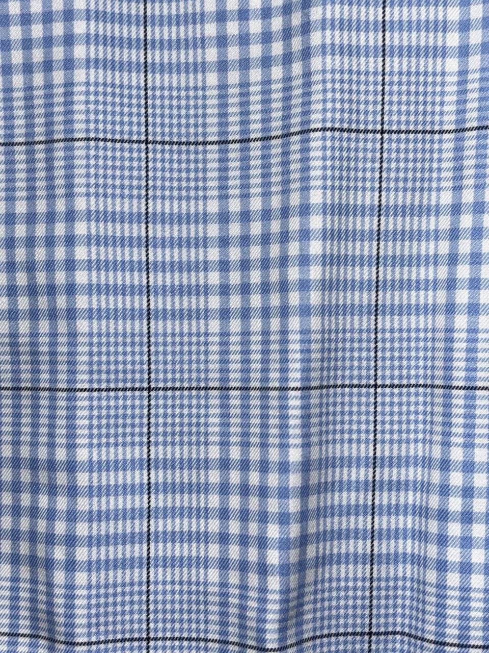 Brooks Brothers Men's Blue Plaid Shirt 16 1/2-36, photo 5 of 8