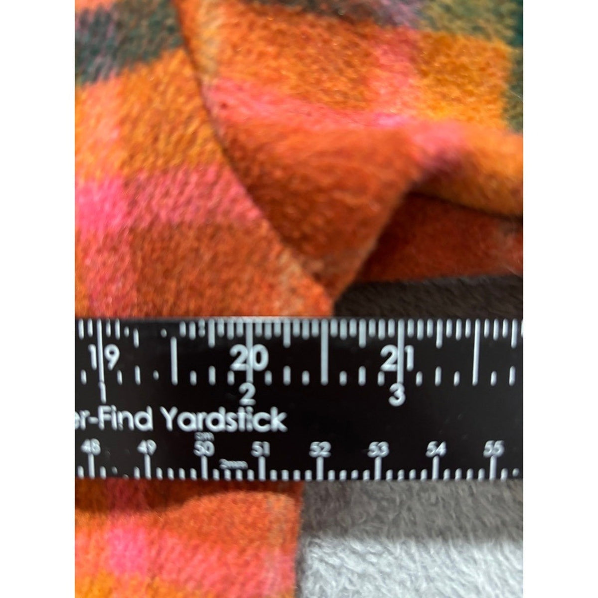 Wild Fable Womens XS Orange Plaid Shacket Button Up Jacket Vintage Boho Cozy