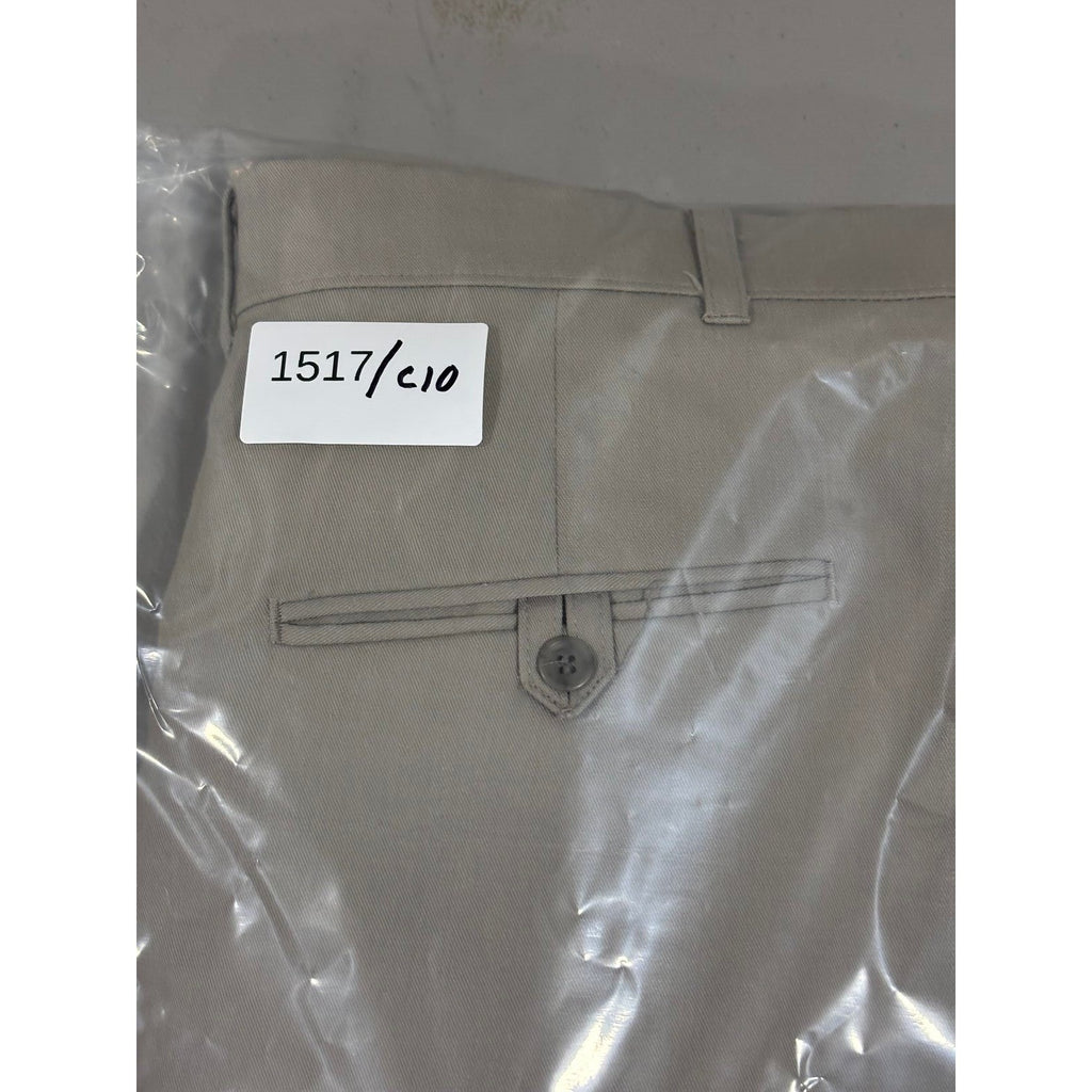 Haggar 38x30 Tan Pleated Dress Pants Mens Gentleman Fit Vintage Preppy Casual
