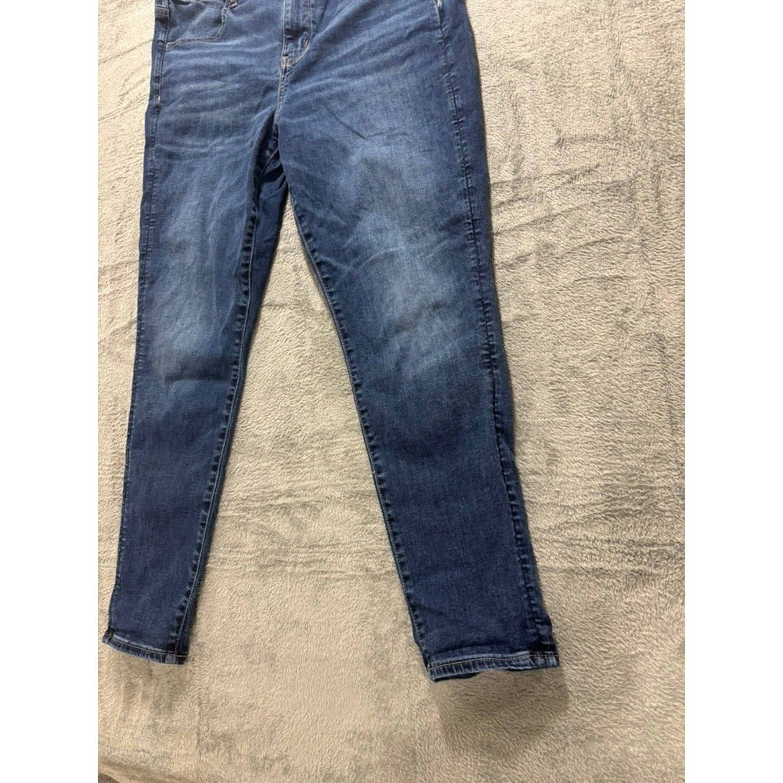 American Eagle Hi Rise Jegging Womens 18 Regular Blue Next Level Stretch Plus