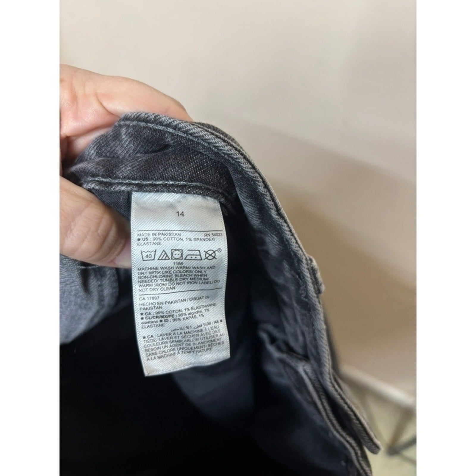 Old Navy High Rise OG Straight Jeans Women's Size 14 Dark Wash Denim Mom Jean