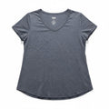 SO Womens XXL Blue V-Neck T-Shirt Casual Athleisure Short Sleeve Tee
