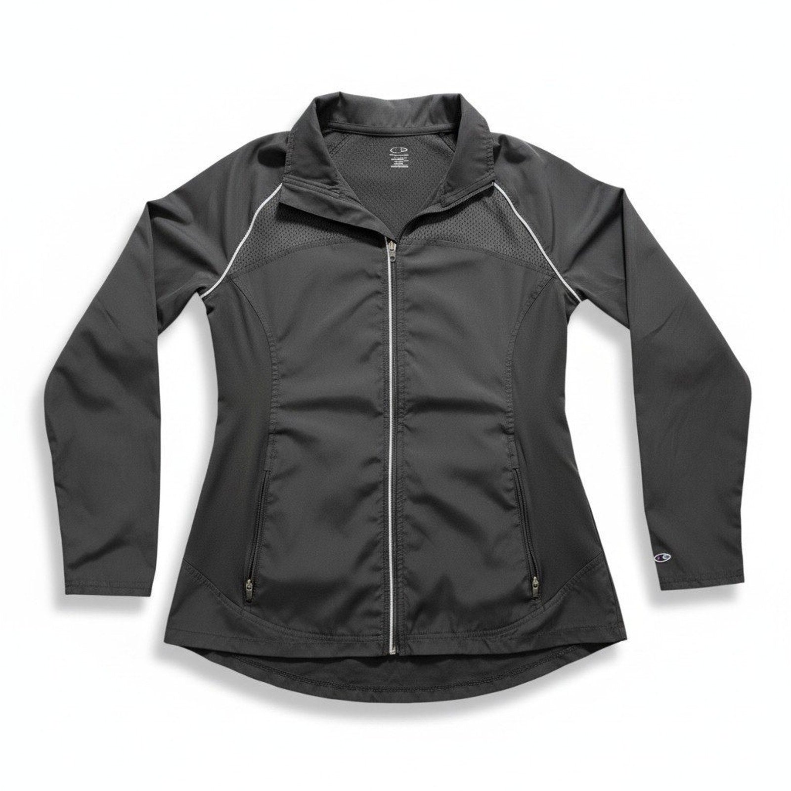 C9 Champion M Black Full Zip Running Jacket Womens Athleisure Casual Activewear