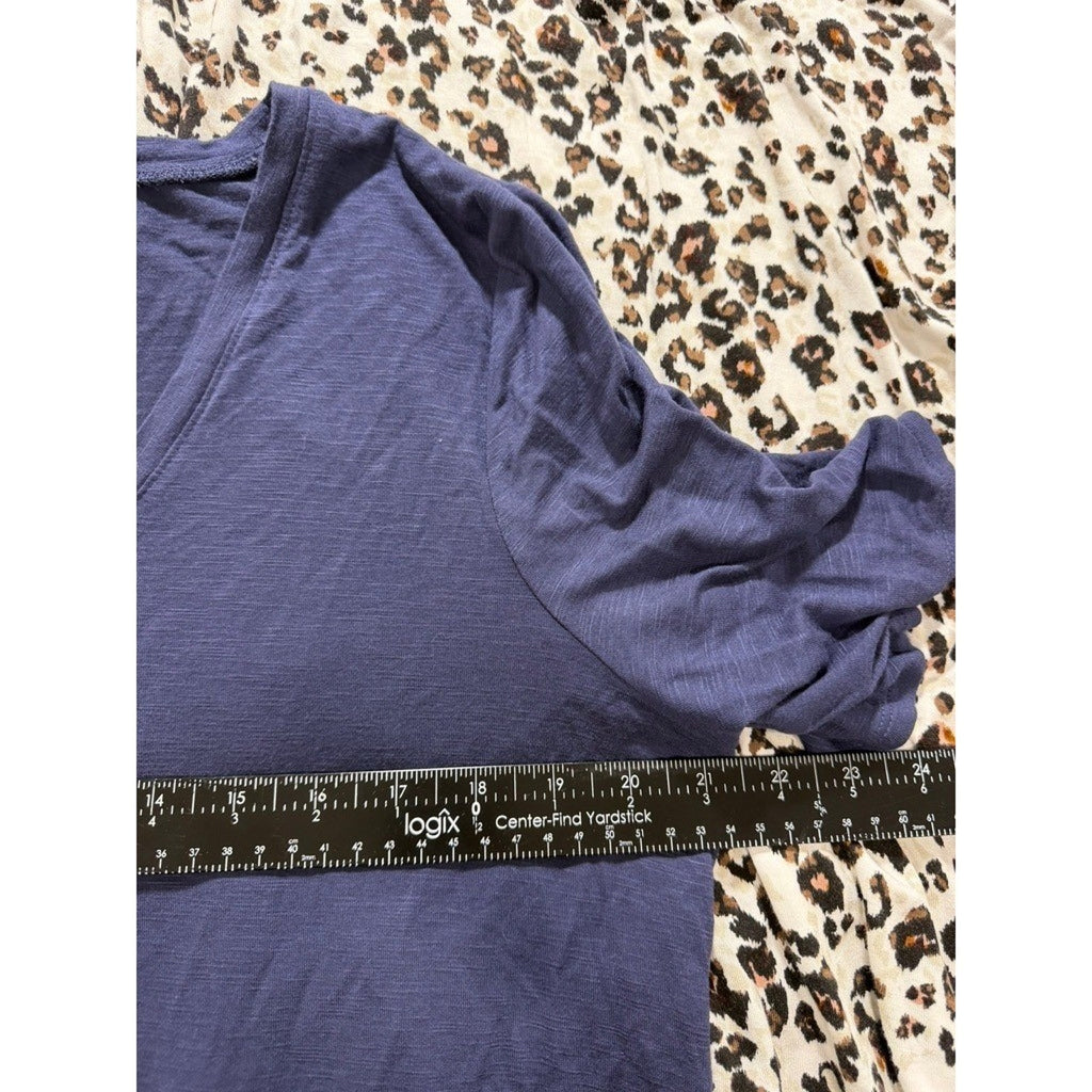 Maurices 24/7 Womens Plus XXL XL Casual Top Bundle Navy Stripe Leopard 3pc Lot