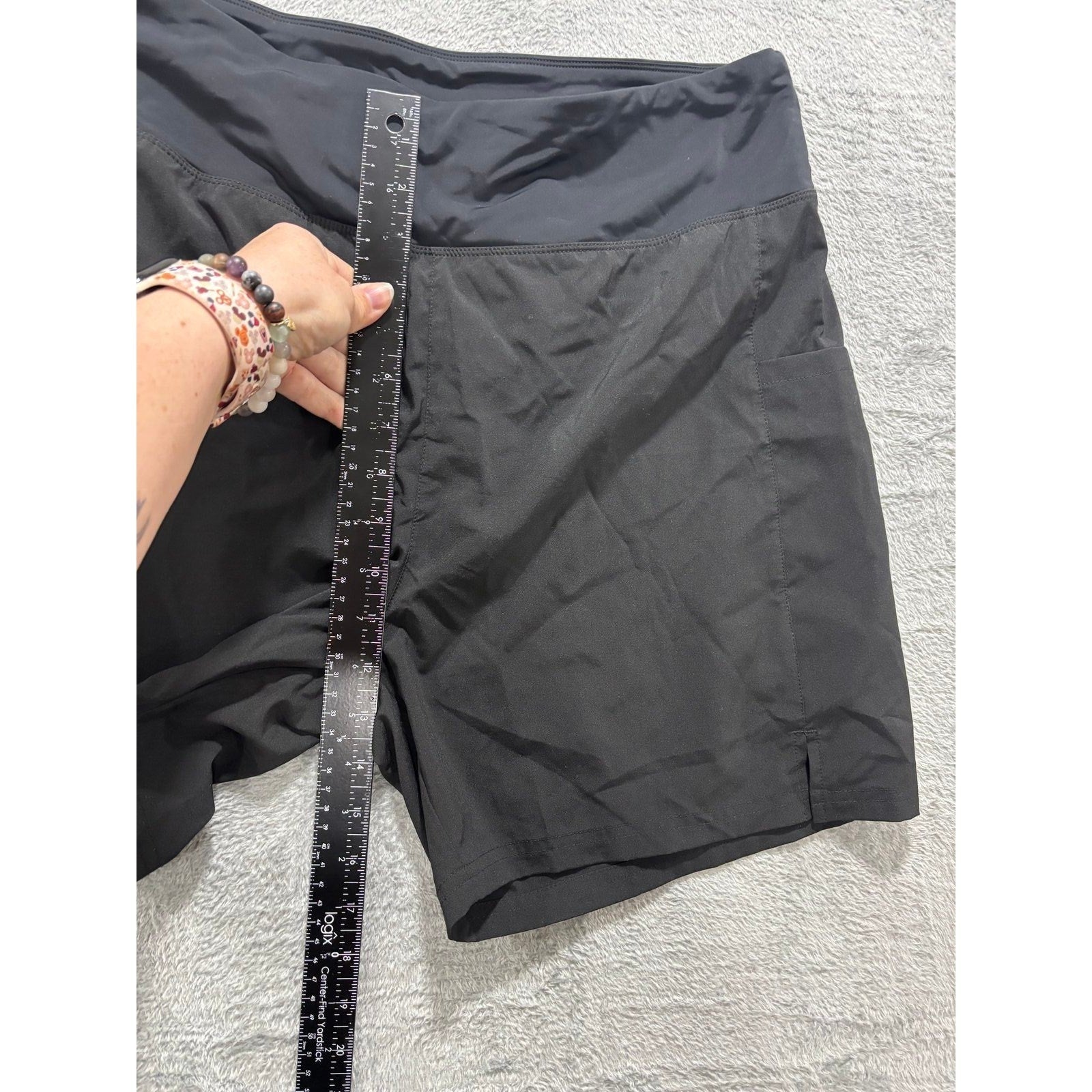 Baleaf XL Black Womens Running Hiking Shorts Athleisure Casual