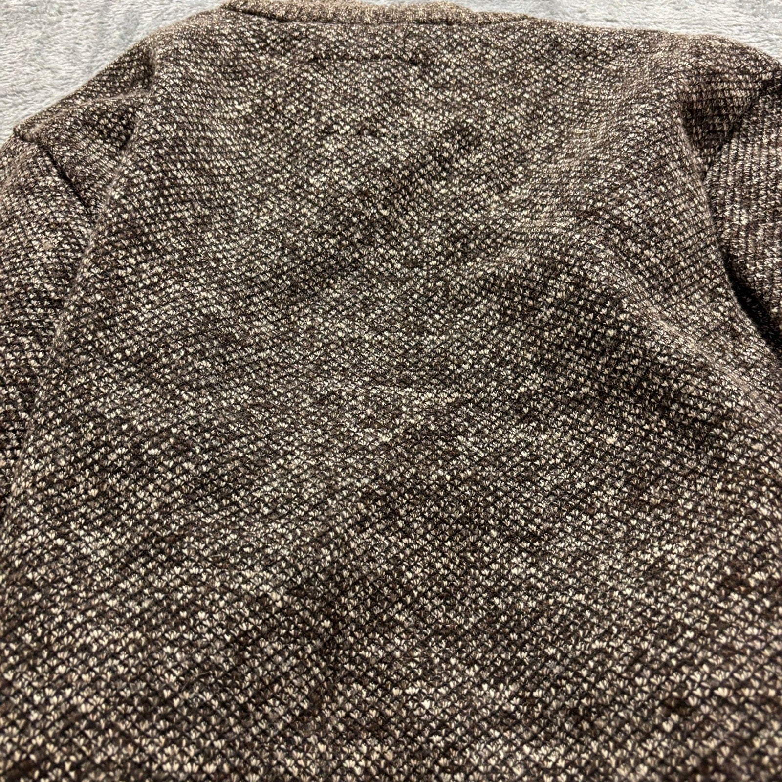 Buffalo David Bitton Mens L Brown Full Zip Mock Neck Sweater Ribbed Knit NWT