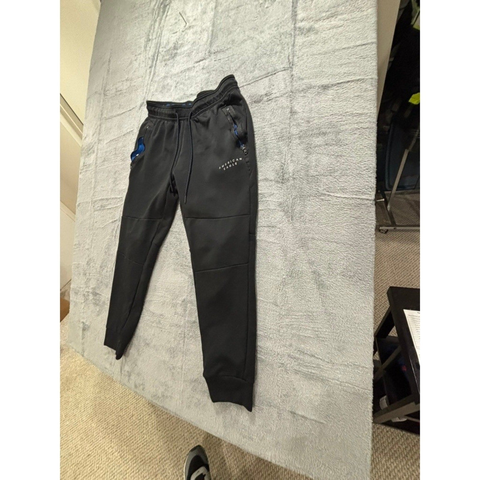 American Eagle M Black Joggers Mens Athleisure Casual Sweatpants Active Pants