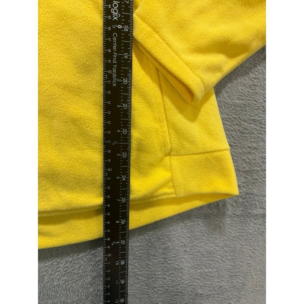 Columbia Glacial IV 1/4 Zip Fleece Pullover Women XXL Yellow Outdoor Hiking