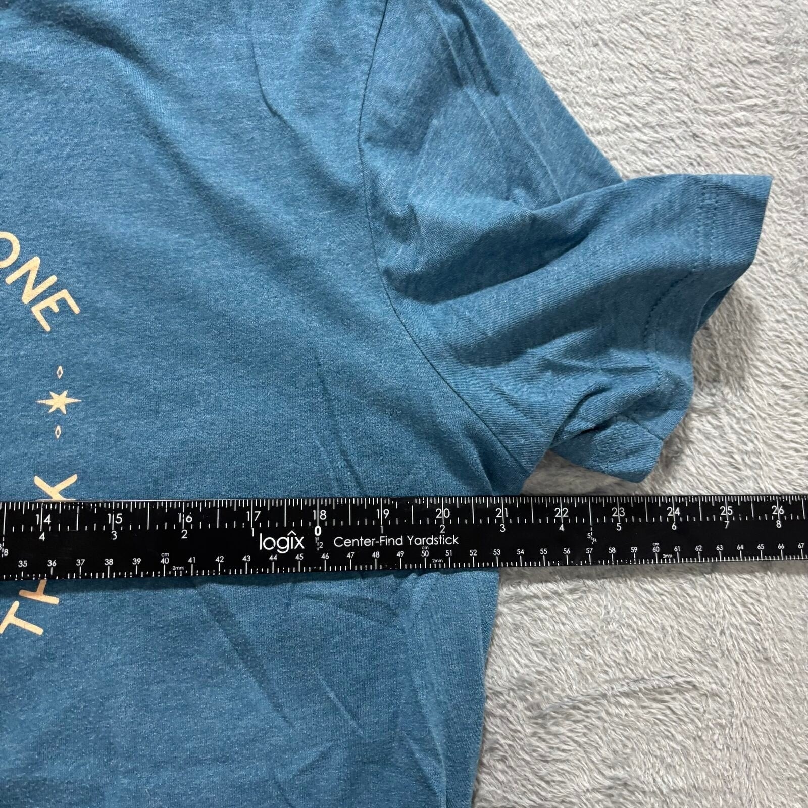 Bella Canvas XL Blue Womens Graphic T-Shirt Cactus Desert Boho Casual