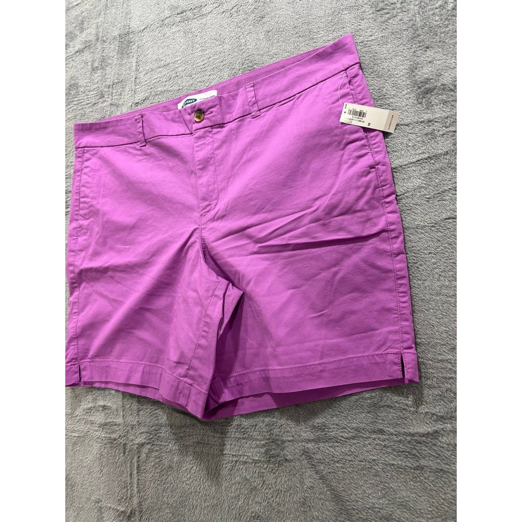 Old Navy Womens 16 Purple Everyday Short Casual Preppy Summer Chino New