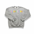 Gildan S Gray Georgetown Rainbow Pride Womens Sweatshirt Casual Cozy