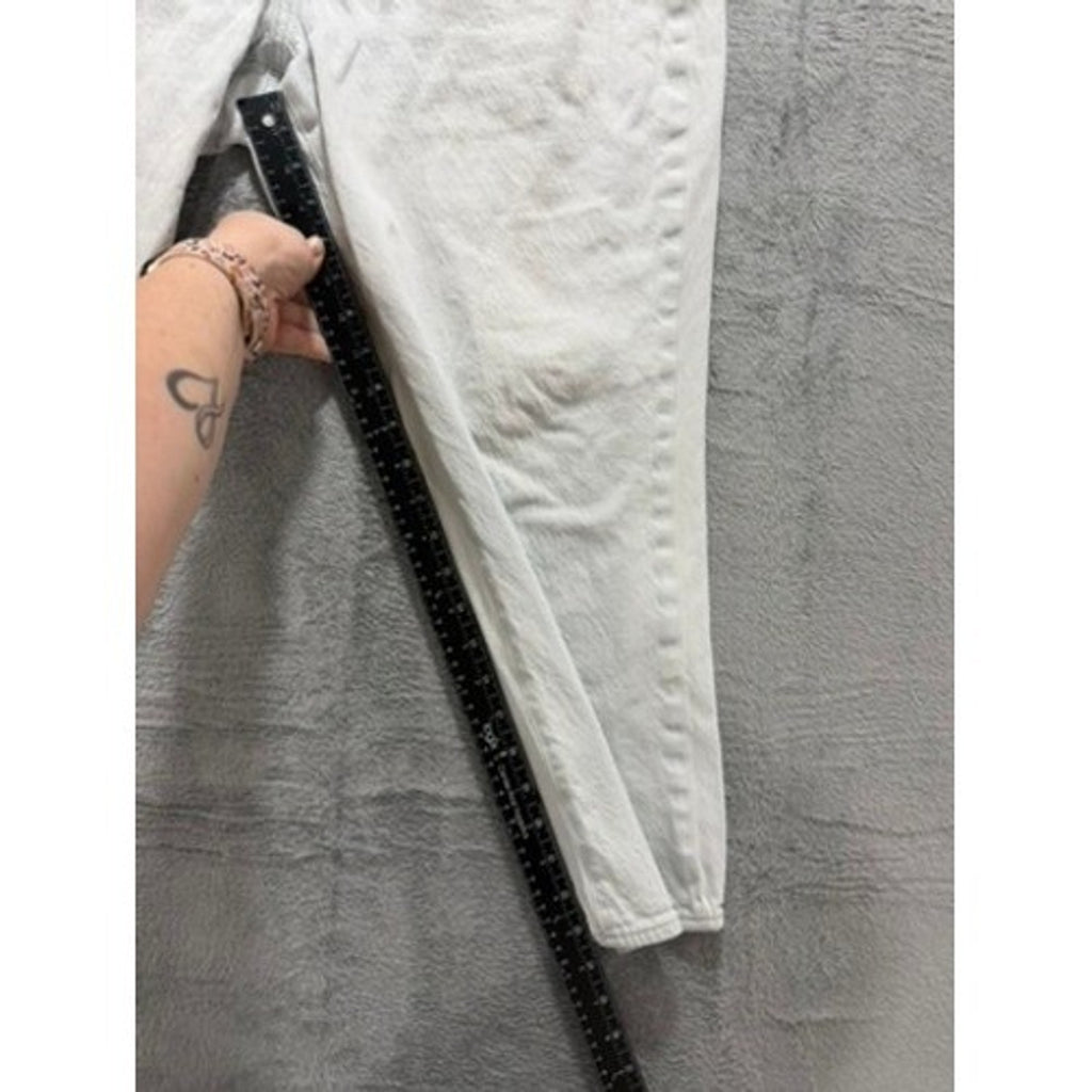 Madewell The Curvy Perfect Vintage Jean Light Wash High Rise Denim 32P Mom Retro