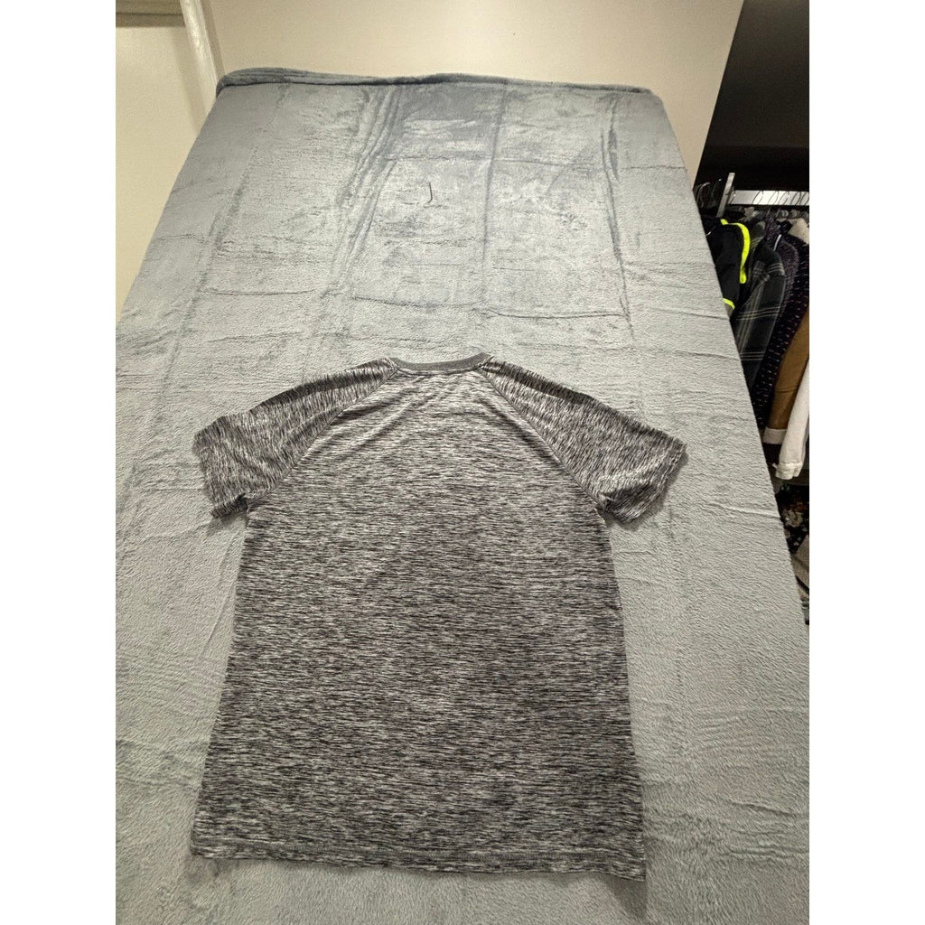 Bass Propel L Gray Performance T-Shirt Womens Athleisure Casual Short Sleeve