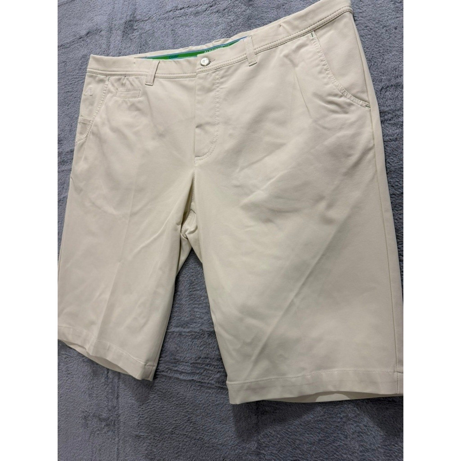 Alberto Golf Shorts Mens EU 58 US 42 Beige Performance Stretch Cooler Modern Fit