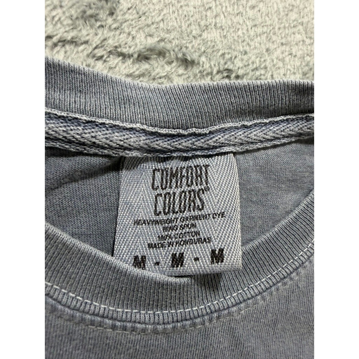 Comfort Colors Philly Daisy Graphic T-Shirt Gray Heavyweight Cotton Mens Medium