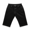 LL Bean Womens 16 PET Black Denim Bermuda Shorts Vintage Casual High Rise