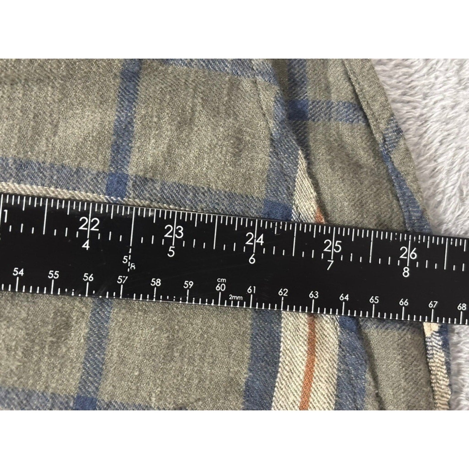 American Eagle M Green Plaid Hooded Flannel Shirt Womens Vintage Casual Cozy