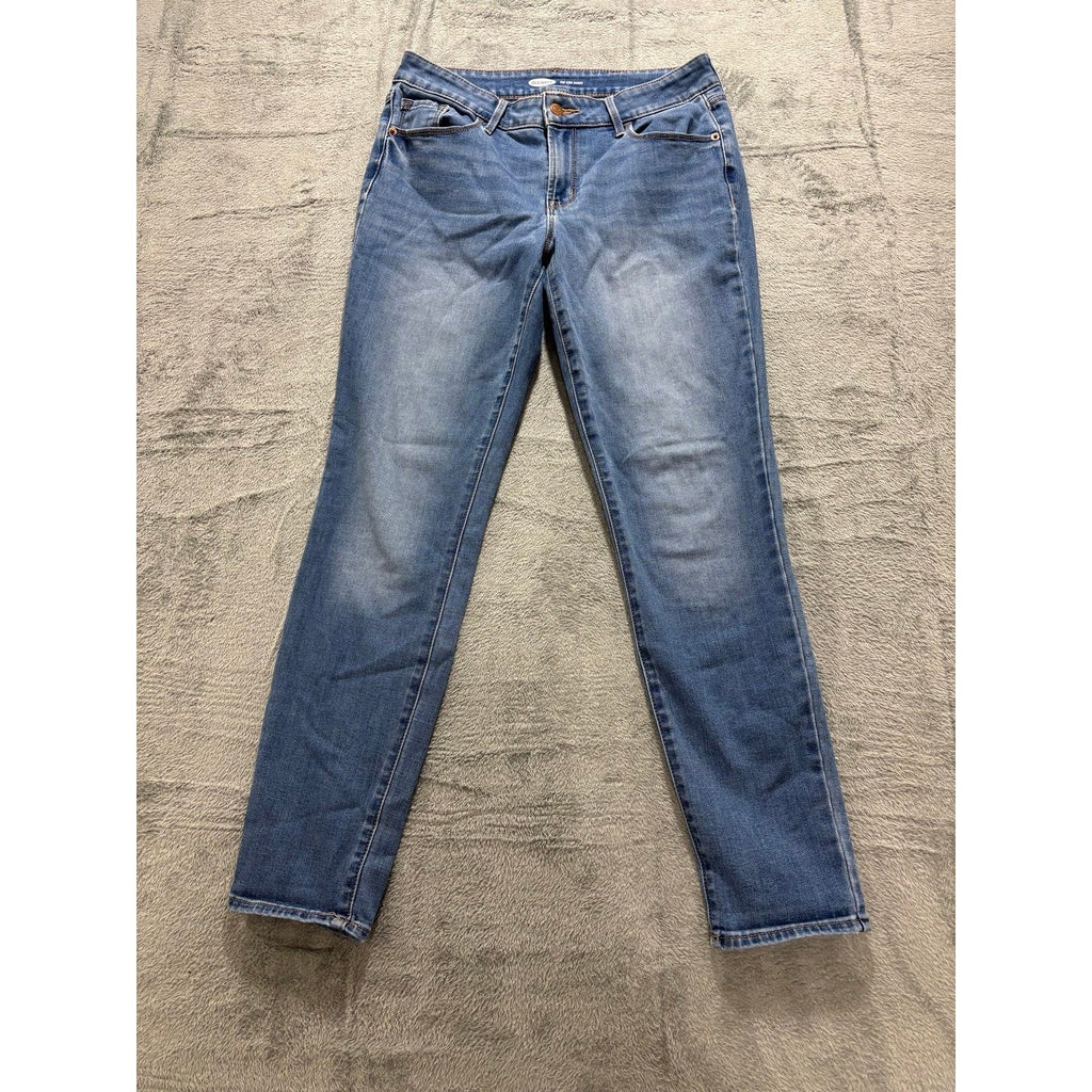 Old Navy 8 Womens Blue Pop Icon Skinny Jeans Casual Classic Denim