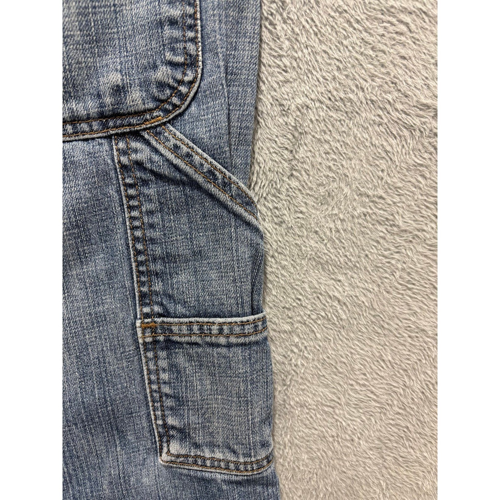 Tommy Hilfiger 36 Blue Denim Carpenter Shorts Mens Vintage Casual 90s Relaxed