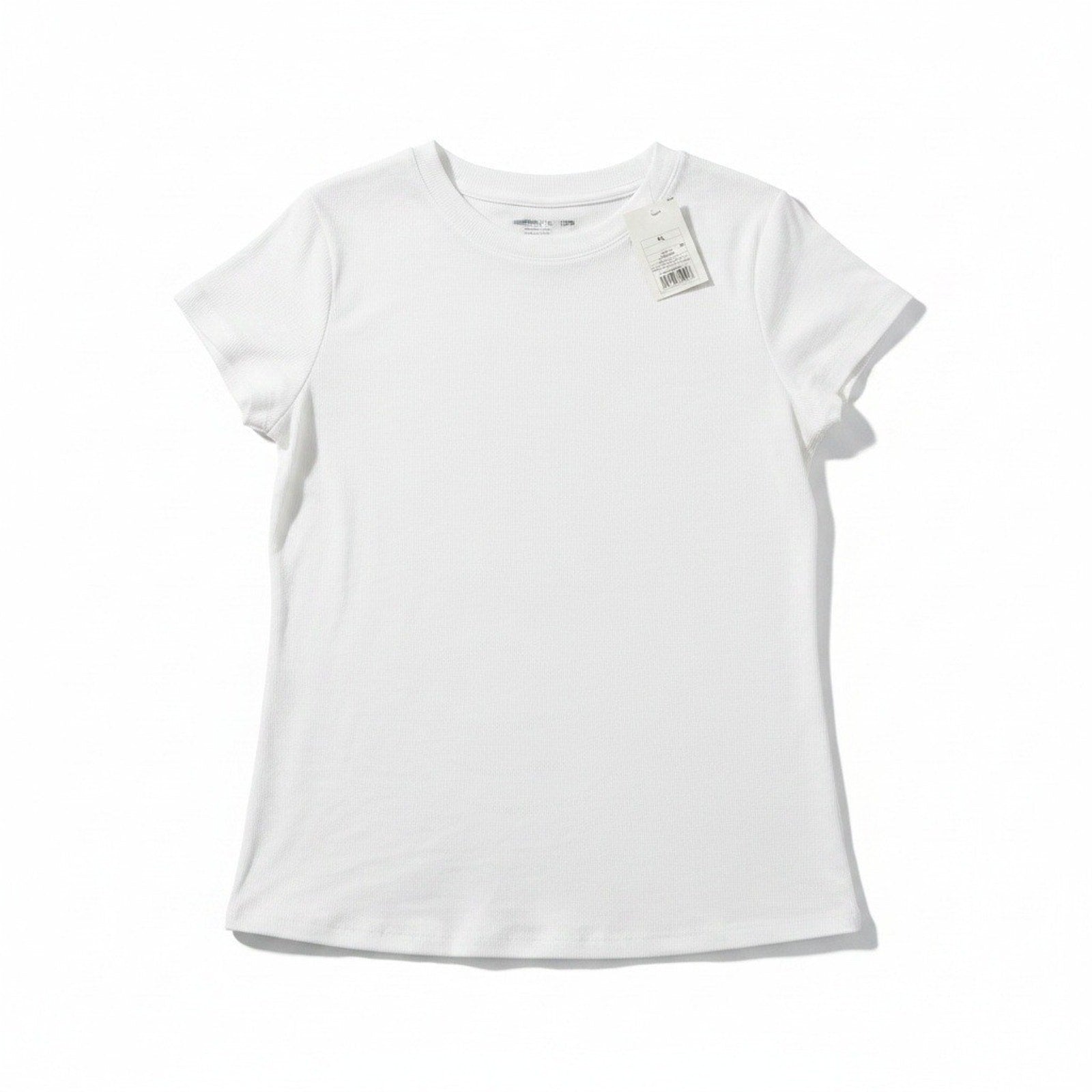 A New Day XL White Short Sleeve T-Shirt Womens Casual Relaxed Fit Cozy Basic