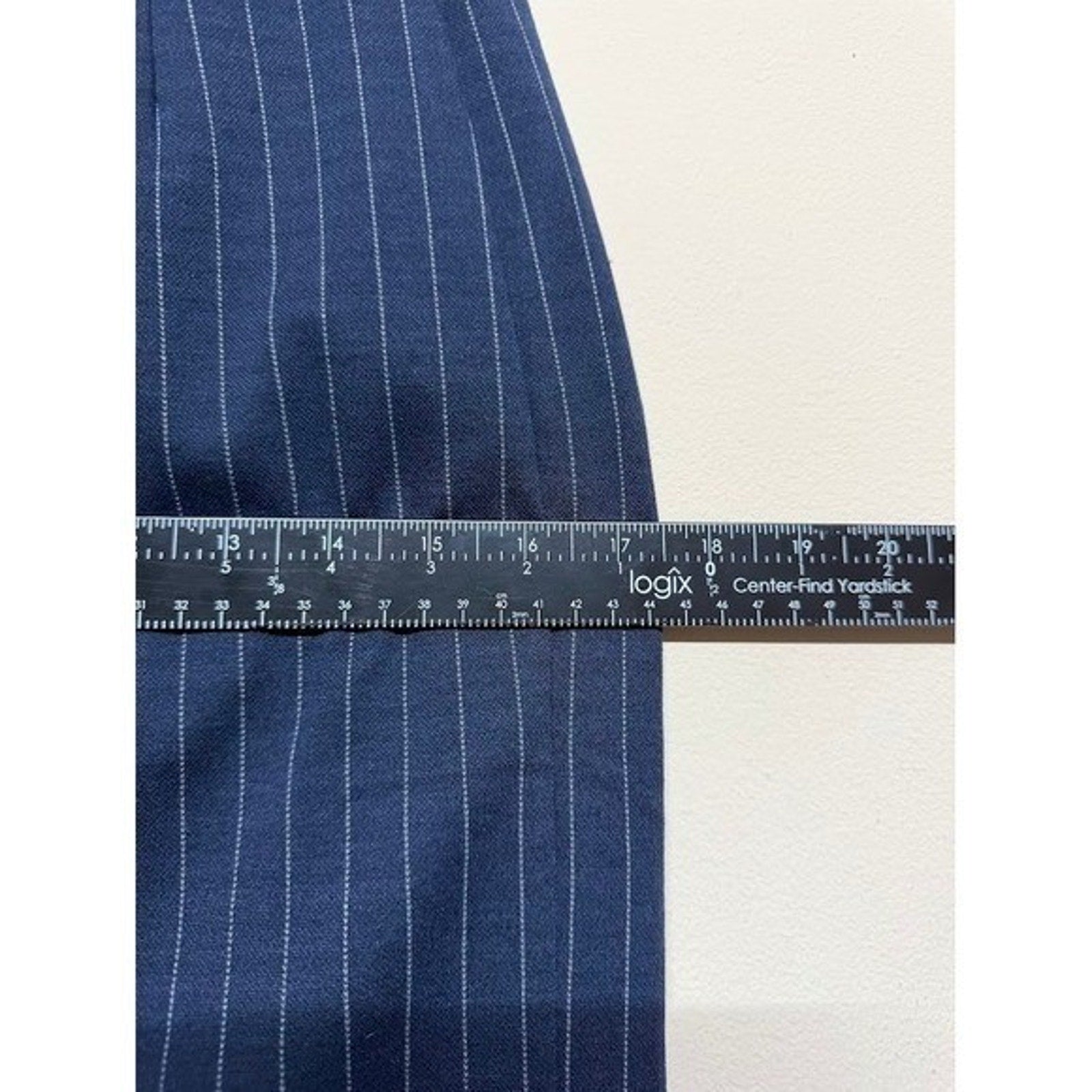 NWT Banana Republic Pinstripe Skirt Navy 4P Chic Pencil Career Workwear Midi