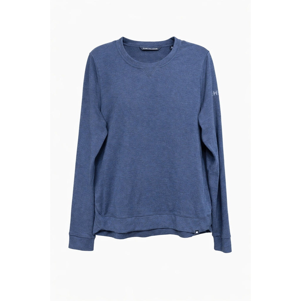 TravisMathew Men's Blue Pullover Sweatshirt Athleisure Crewneck Lounge Gym M