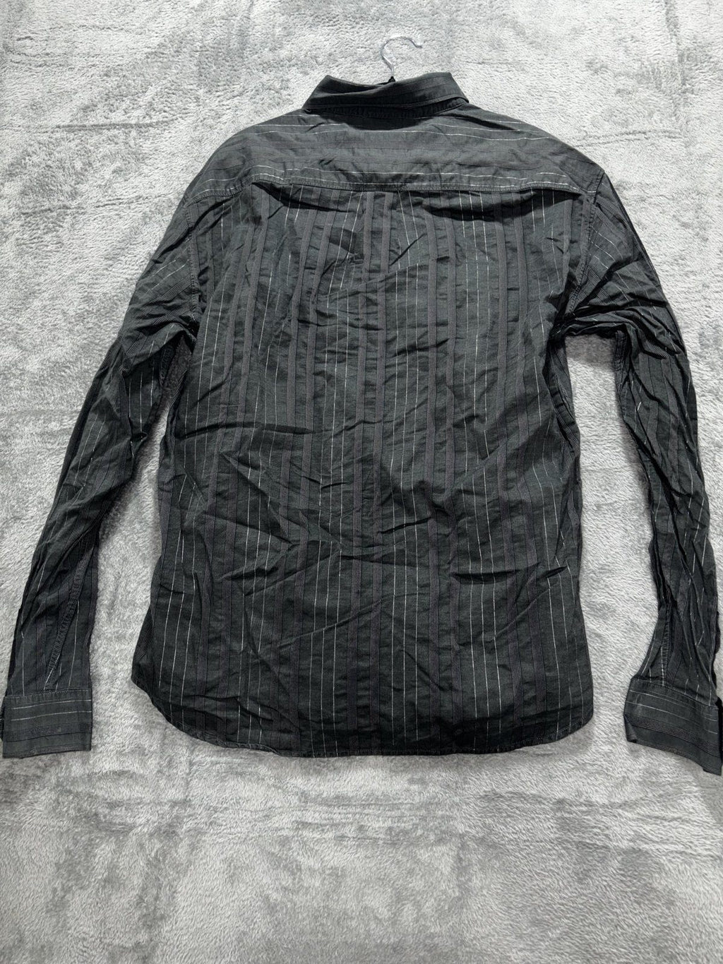 Armani Exchange Men's Black Stripe Shirt Size L, photo 6 of 8