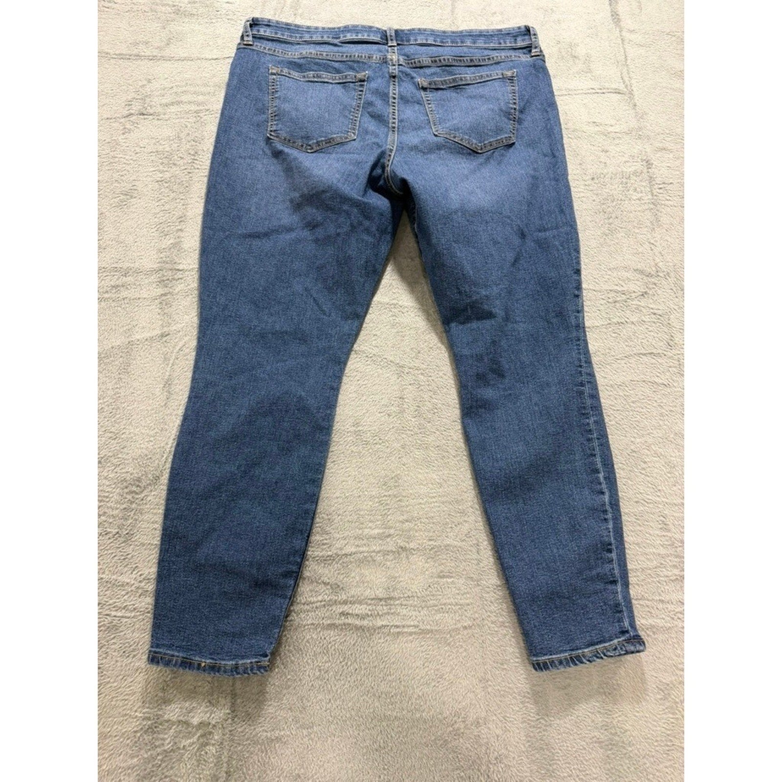 Gap Denim Legging Womens 16/33 Medium Wash Blue Mid Rise Skinny Stretch Jeans