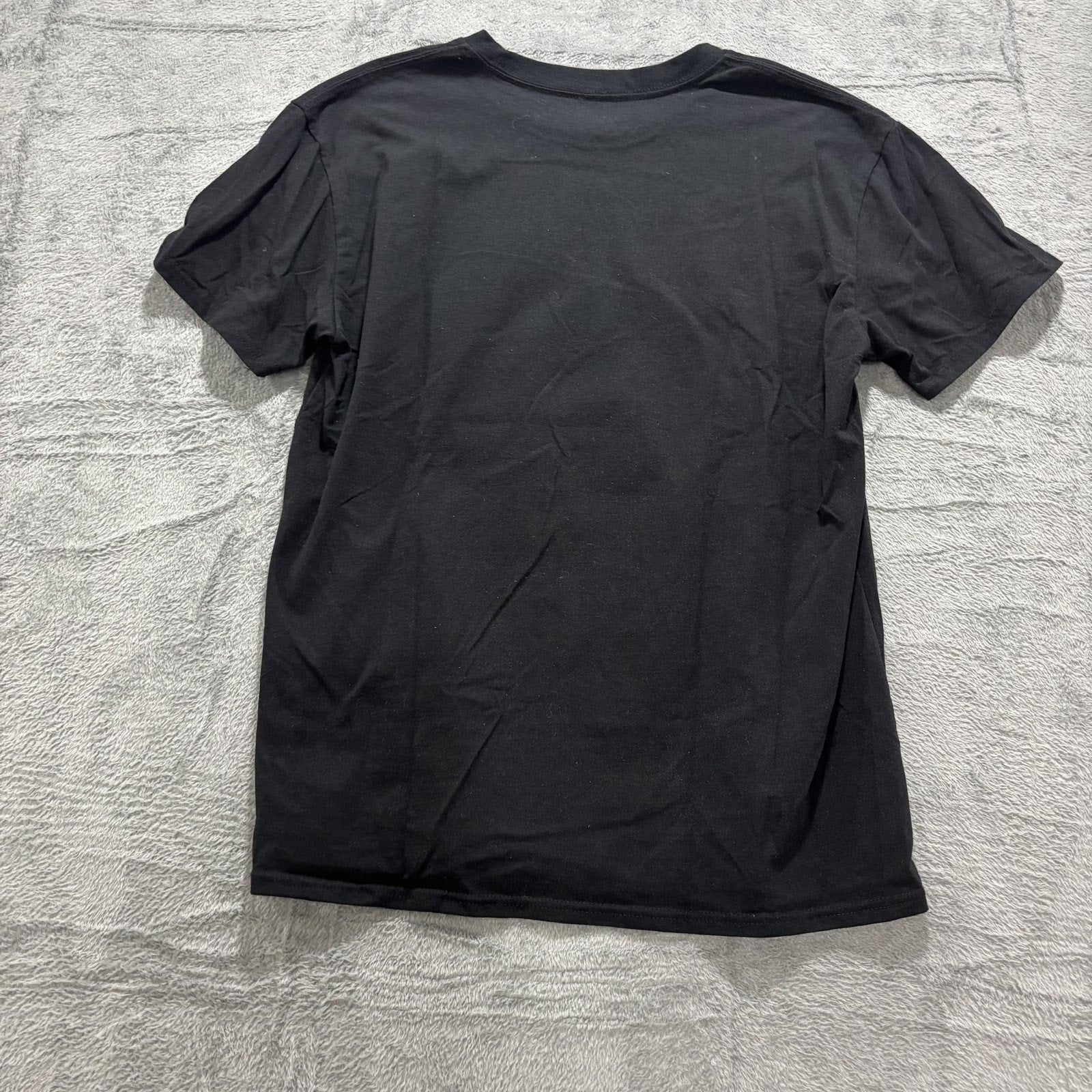 Sonic The Hedgehog L Black Graphic T-Shirt Womens Vintage Casual Retro Tee