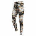 LuLaRoe Womens Halloween Leggings TC Black White Stripe Pumpkin Jack-O-Lantern