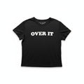 Social Edition XL Black Womens Over It Graphic T-Shirt Casual Vintage Style