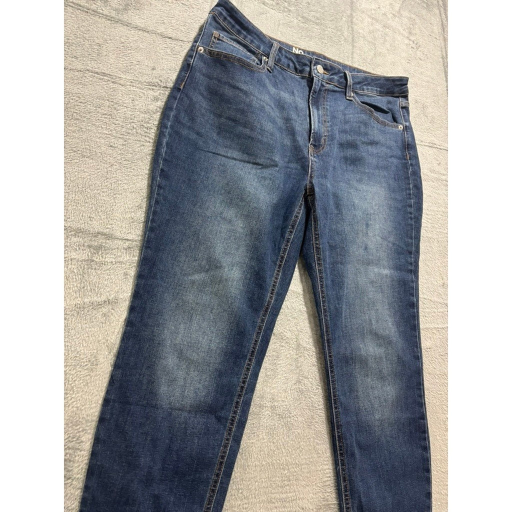 No Boundaries Juniors High Rise Skinny Jeans Size 16 Blue Medium Wash Stretch