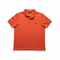 Nautica M Orange Slim Fit Polo Shirt Mens Casual Preppy Short Sleeve