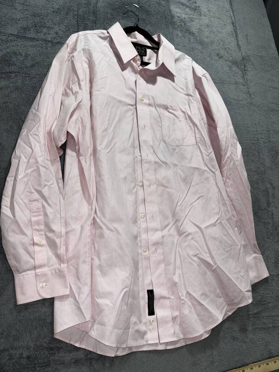 Jos. A. Bank Men's Pink Dress Shirt 17-36, photo 3 of 9