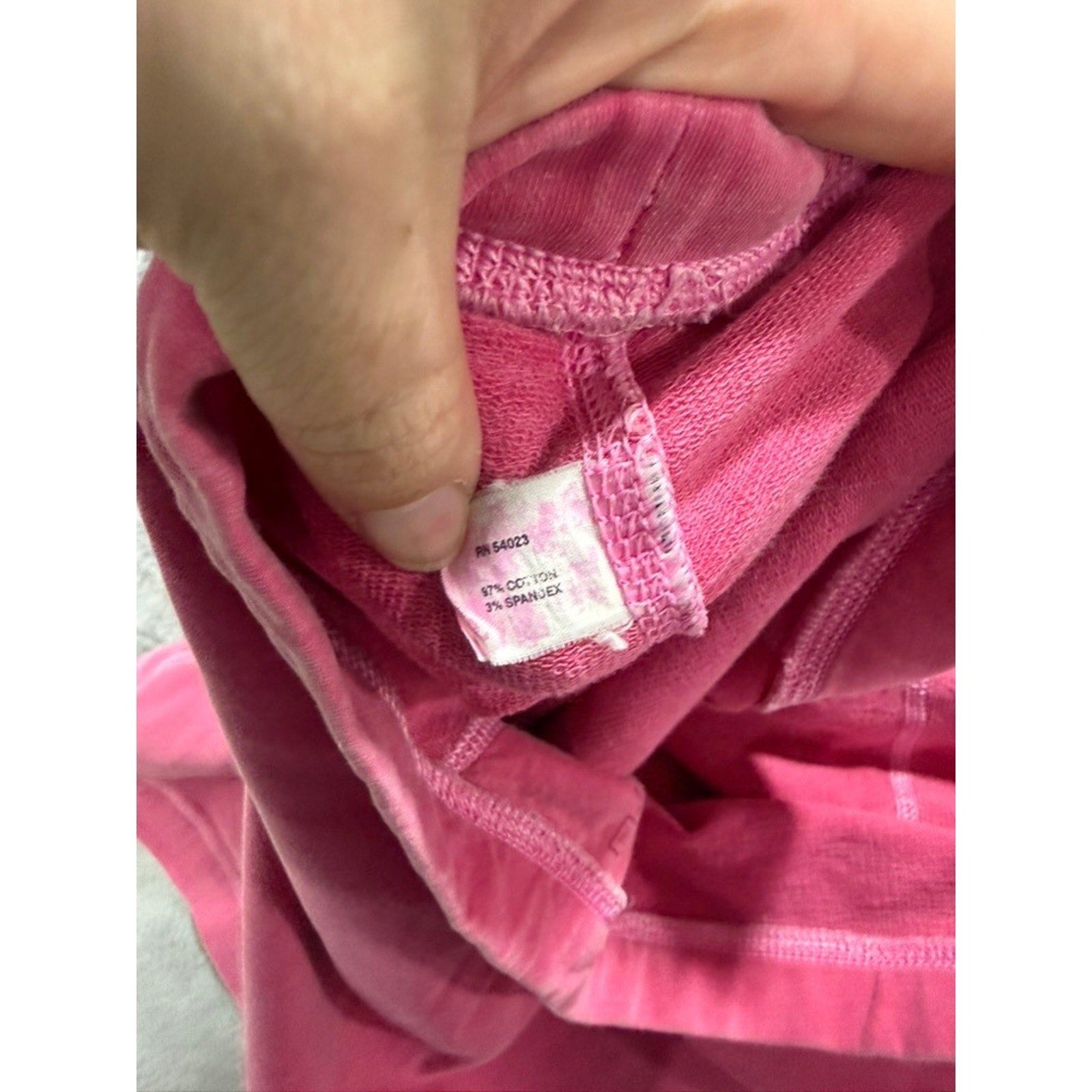 Gap Womens XL Pink Cotton Stretch Drawstring Mini Skirt w Pockets French Terry