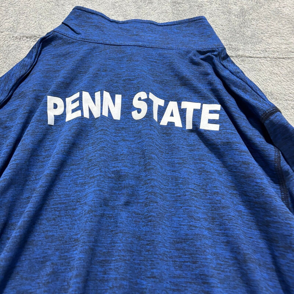 Augusta Womens 2XL Blue Quarter Zip Pullover Penn State Athleisure Casual