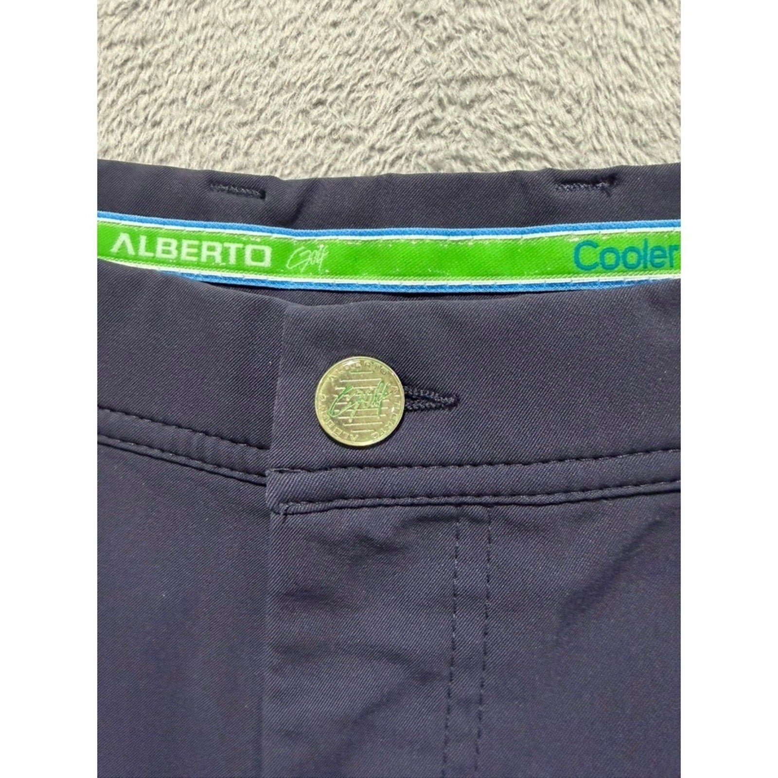 Alberto Golf Shorts Mens 58 US 42 Gray 3xDRY Cooler Performance Stretch Fit