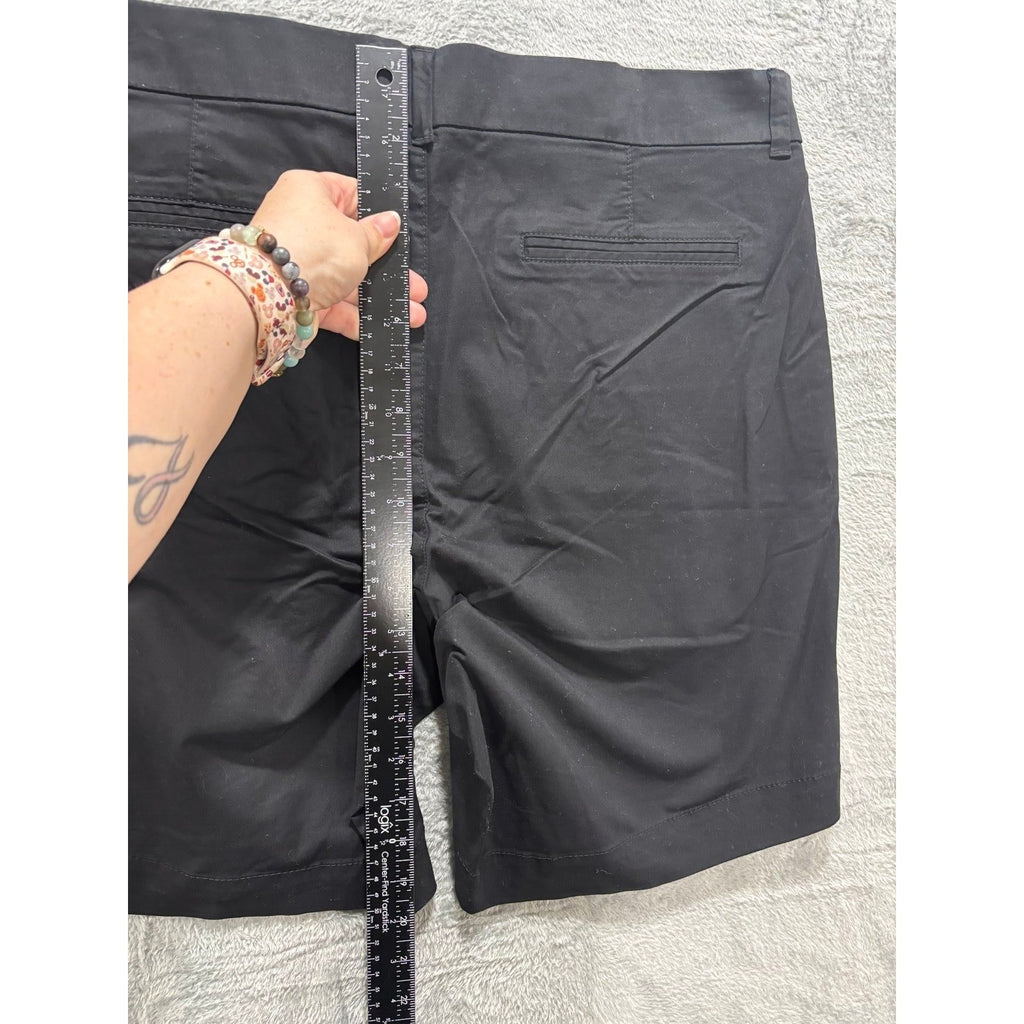 Old Navy 16 Black Everyday Shorts Womens Casual Plus Size Chino Summer New