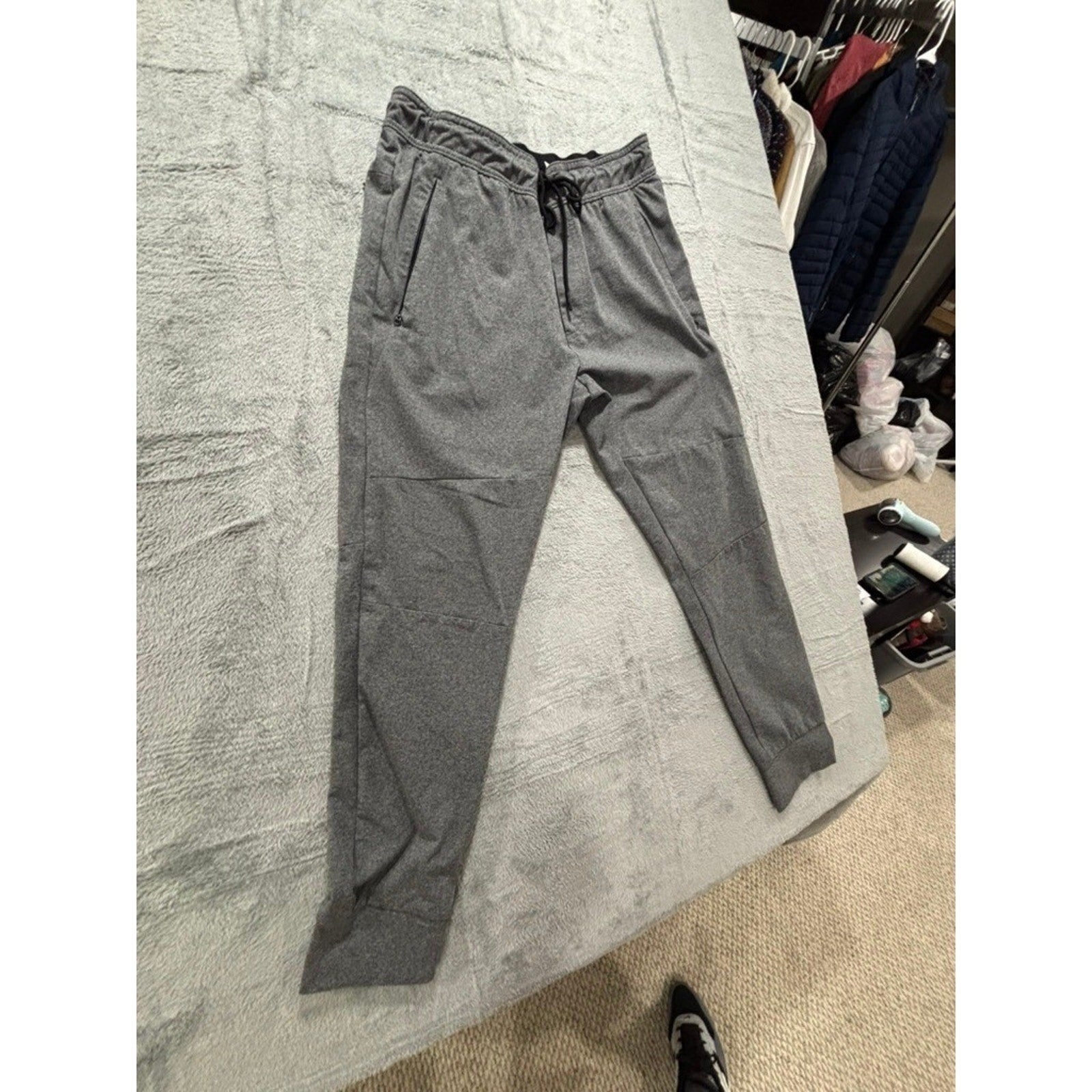 American Eagle M Gray Joggers Mens Athleisure Casual Sweatpants Activewear Pants