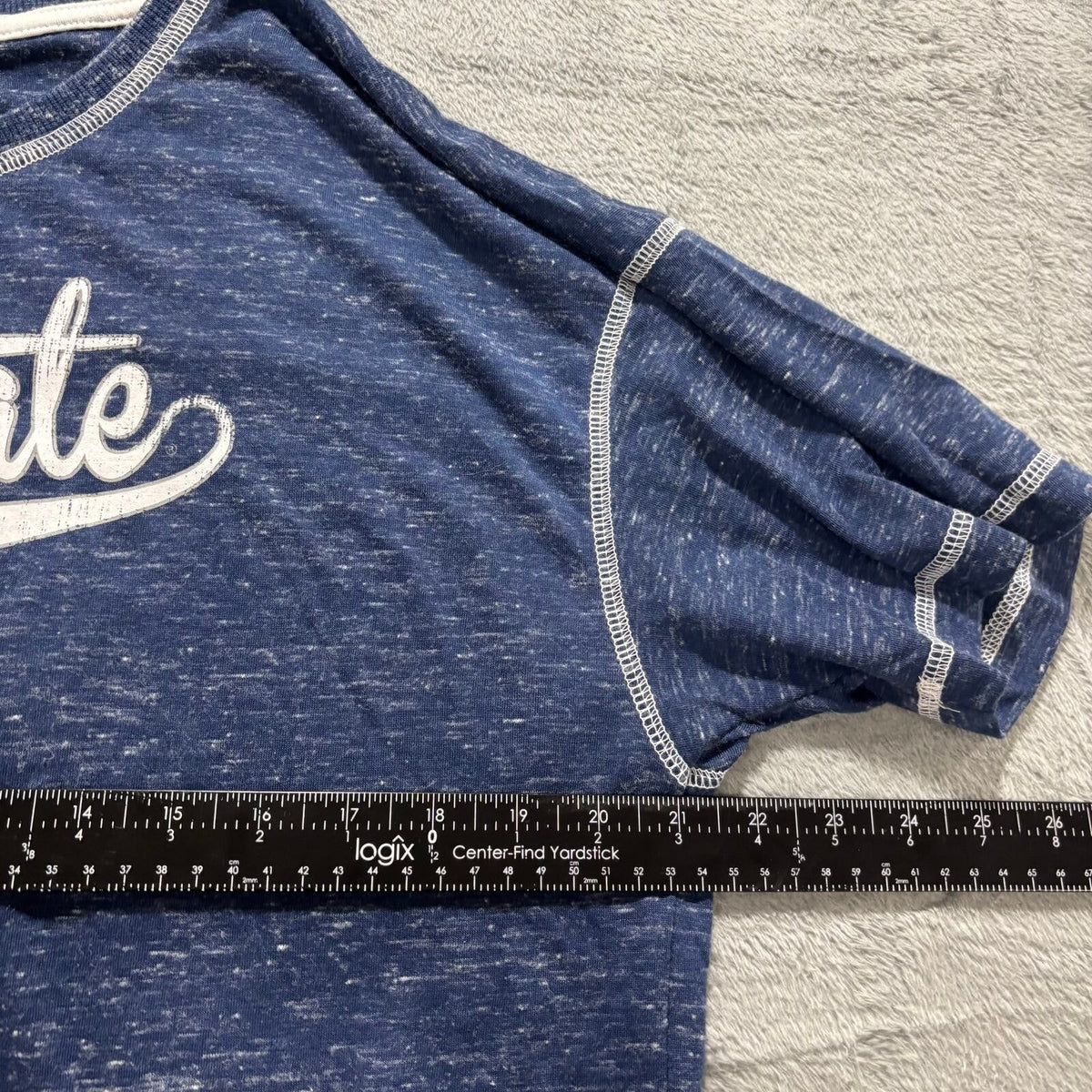 Colosseum XL Blue Penn State Womens T-Shirt Casual Vintage Style Short Sleeve