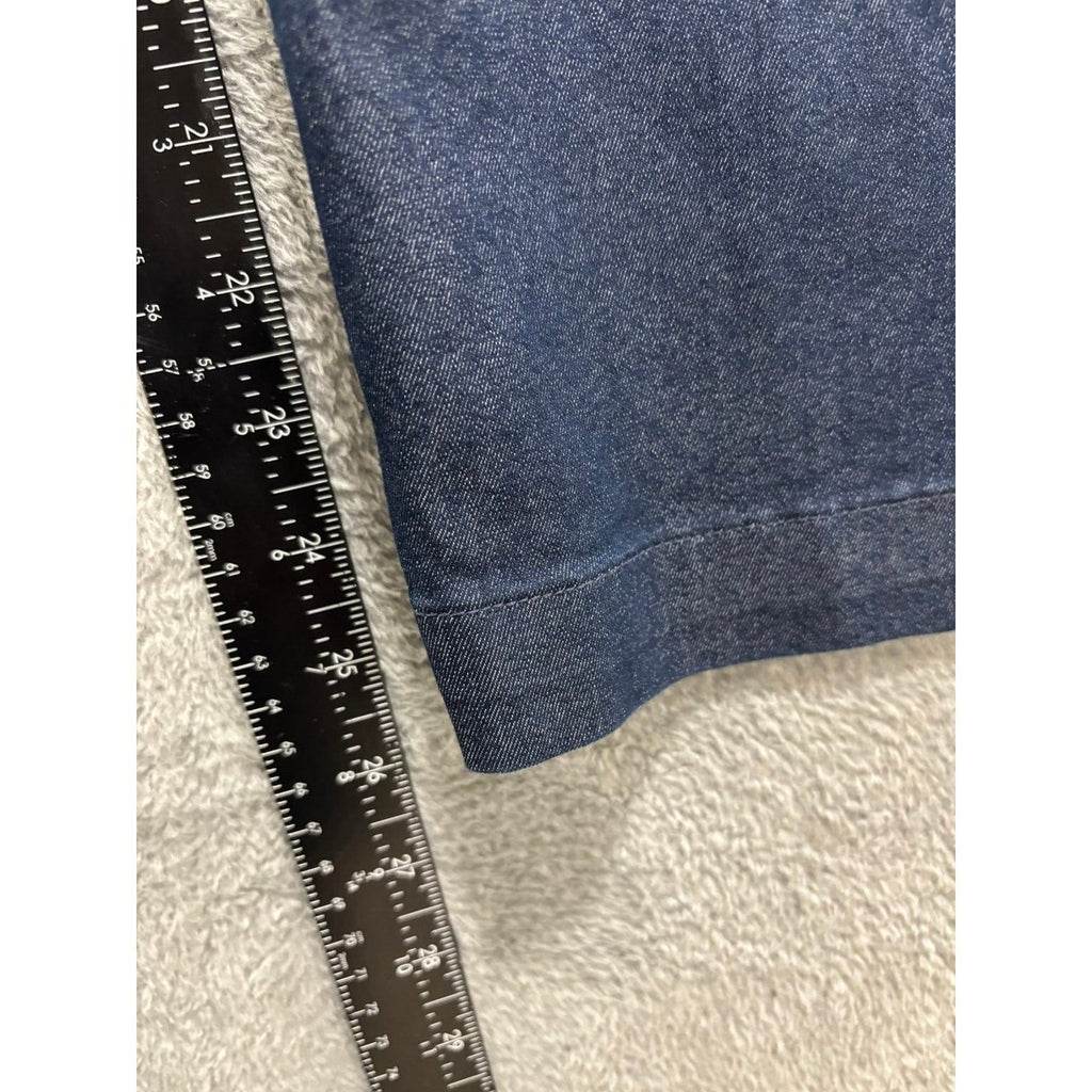 GAP 18 Blue Slim City Crop Pants Womens Casual Classic