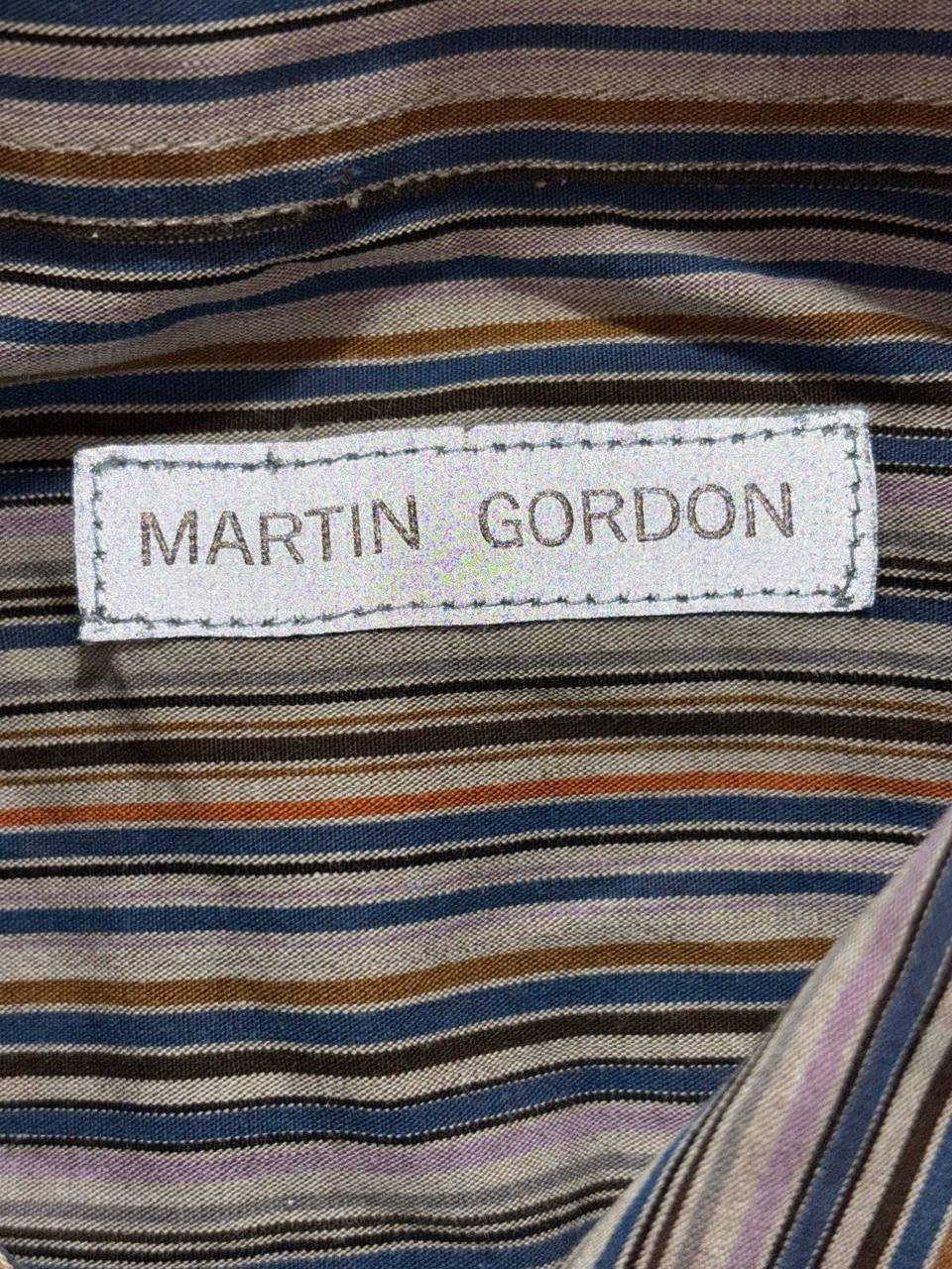 Martin Gordon Men's Multicolor Stripe Shirt Size L, photo 8 of 9