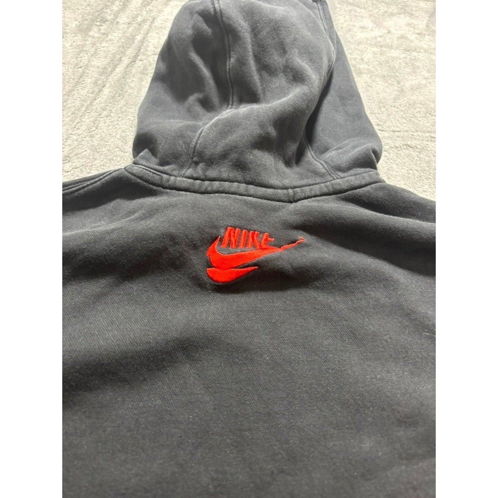 Nike M Black Pullover Hoodie Womens Athleisure Casual Sporty Sweatshirt Crewneck