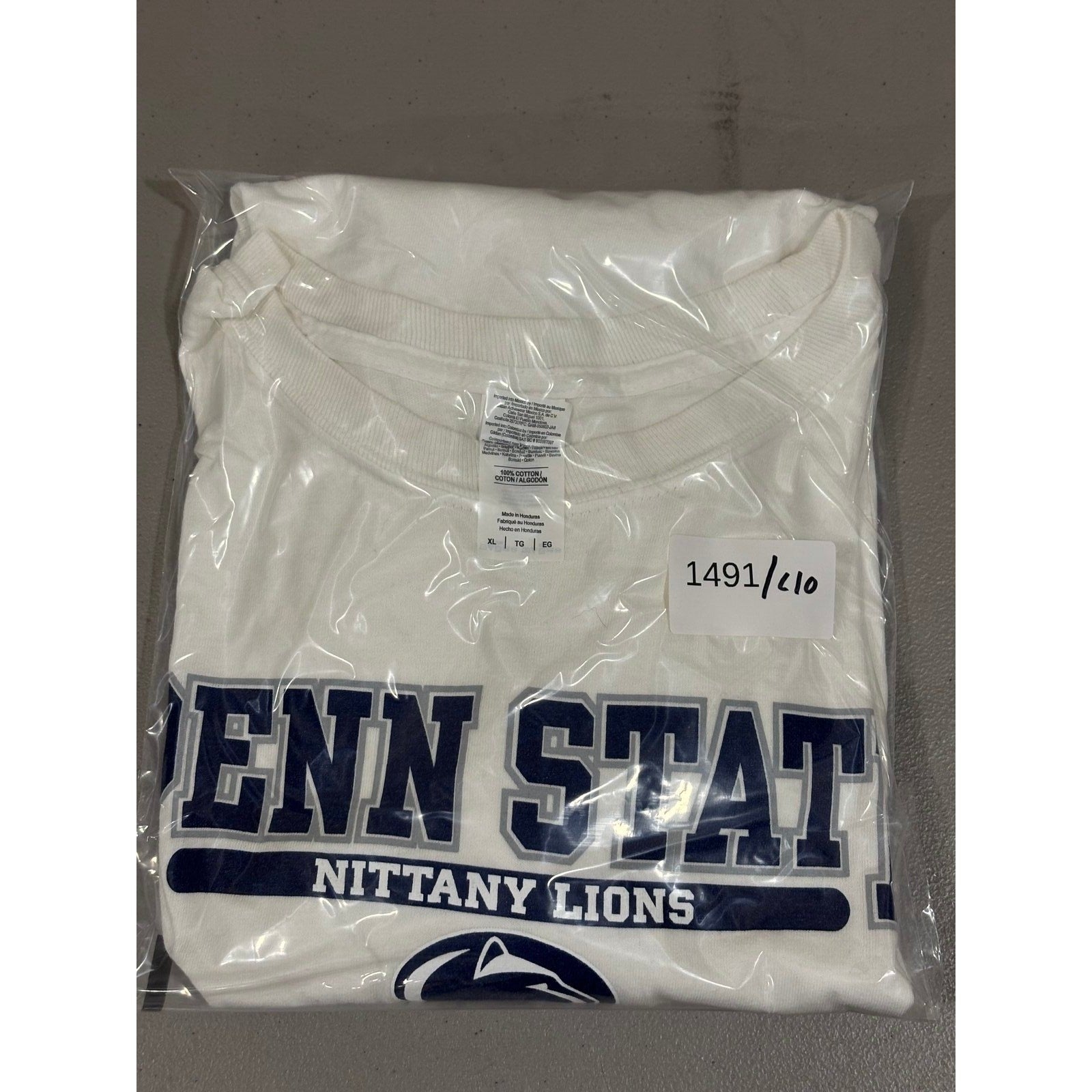 Penn State Nittany Lions XL White Long Sleeve T-Shirt Womens Casual Athleisure