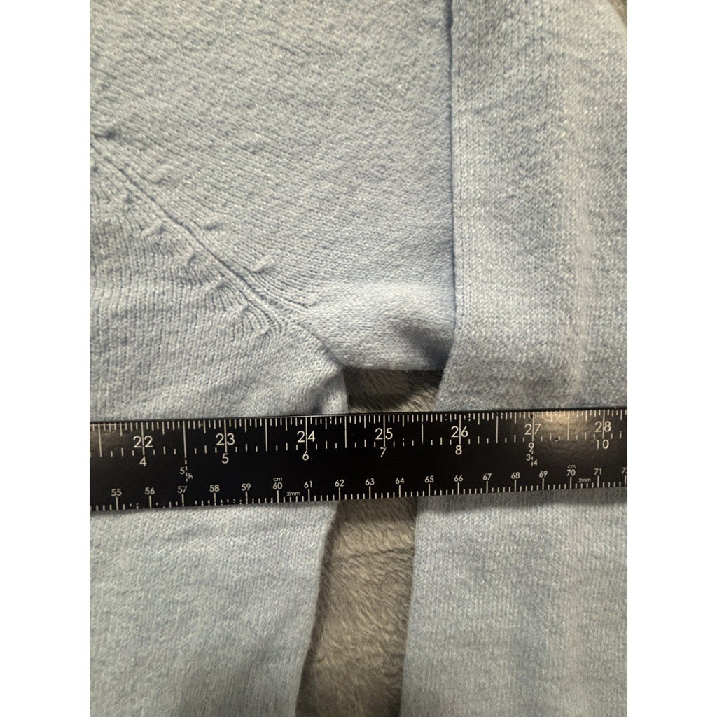 Old Navy L Light Blue Womens V-Neck SoSoft Sweater Relaxed Cozy Casual